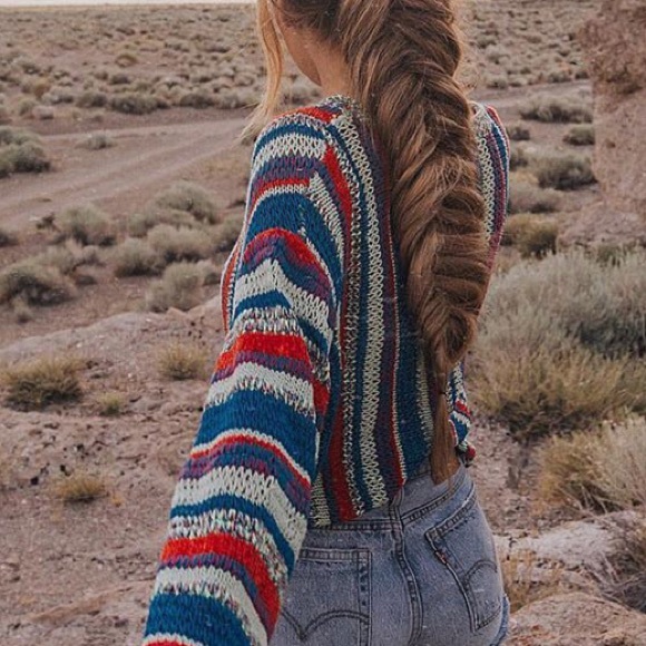 Urban Outfitters Sweaters - Urban outfitters long sleeved striped yarn sweater